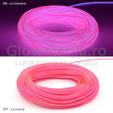 Fir electroluminescent neon flexibil el wire 5 mm culoare roz